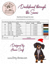 Load image into Gallery viewer, Dachshund through the Snow