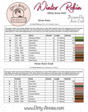 Load image into Gallery viewer, Winter Robin (2 charts included)