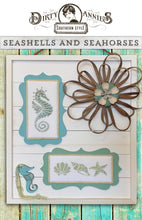 Load image into Gallery viewer, Seashells and Seahorses - charts PLUS Seahorse Thread holder!
