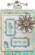 Load image into Gallery viewer, Seashells and Seahorses - charts PLUS Seahorse Thread holder!
