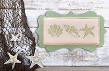 Load image into Gallery viewer, Seashells and Seahorses - charts PLUS Seahorse Thread holder!