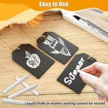 Load image into Gallery viewer, Chalkboard Tag Blanks 10 pack
