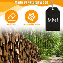 Load image into Gallery viewer, Chalkboard Tag Blanks 10 pack
