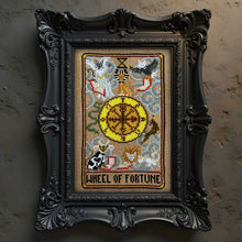 Load image into Gallery viewer, Cat Tarot V - Wheel of Fortune

