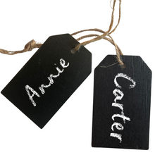Load image into Gallery viewer, Chalkboard Tag Blanks 10 pack

