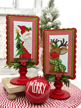 Load image into Gallery viewer, Santa and Rudolph
