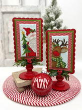 Load image into Gallery viewer, Santa and Rudolph
