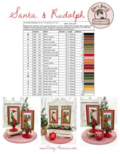 Load image into Gallery viewer, Santa and Rudolph
