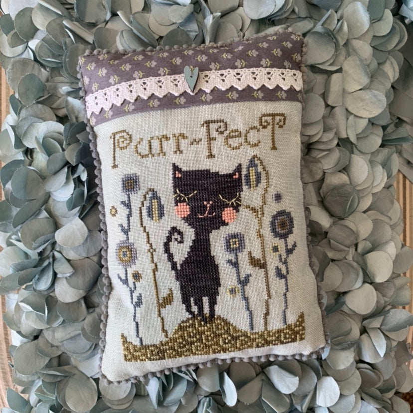 Purr Fect! - HEART BUTTON INCLUDED