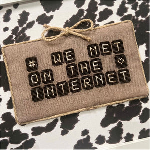 We met on the Internet